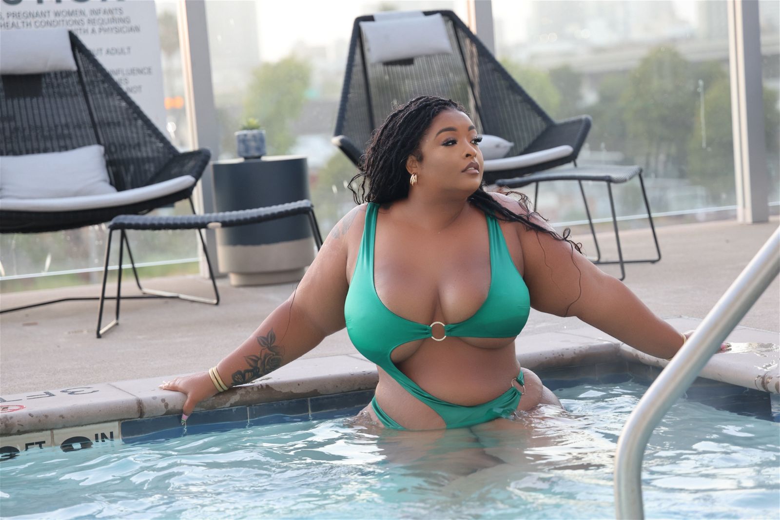 devious-satin-cut-out-one-piece, sexy swim wear, one piece swimsuit, cut out swimsuit