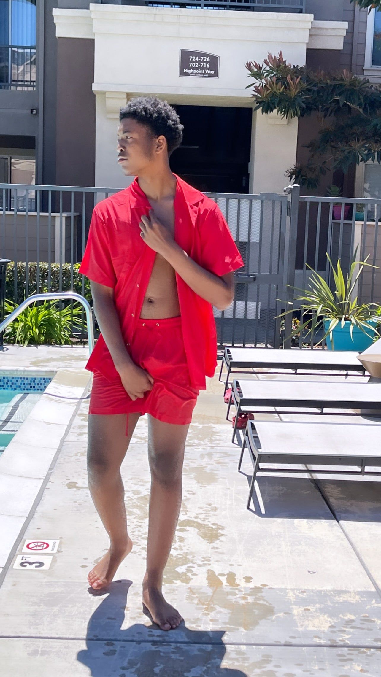 mischievous-men's-button-up-two-piece, sporty swimwear, two piece swimsuit